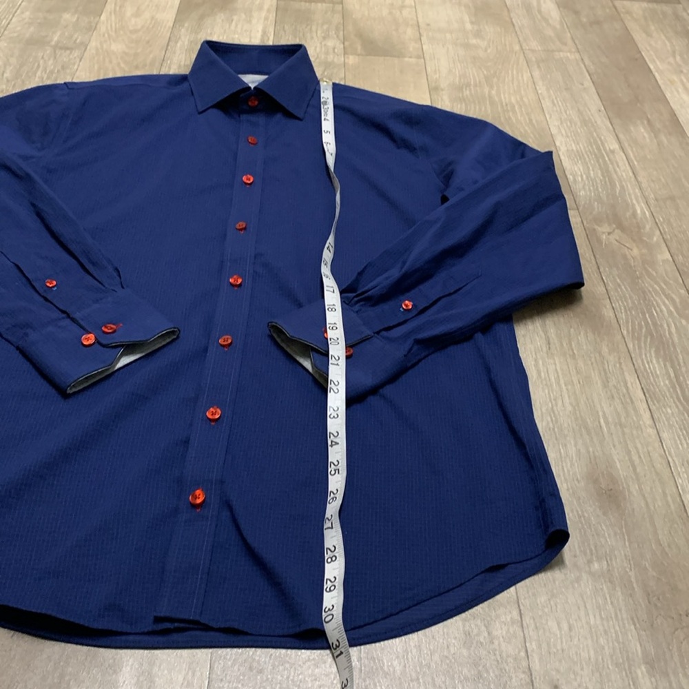 Mens Twillory Performance Button Down Solid Casua… - image 3